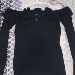 off the shoulder long sleeve